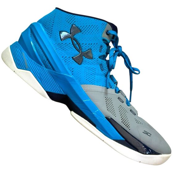 Men's Under Armour Curry 2 'Electric Blue' 1259007-036 Basketball Shoes Sz 11.5 - Picture 8 of 16